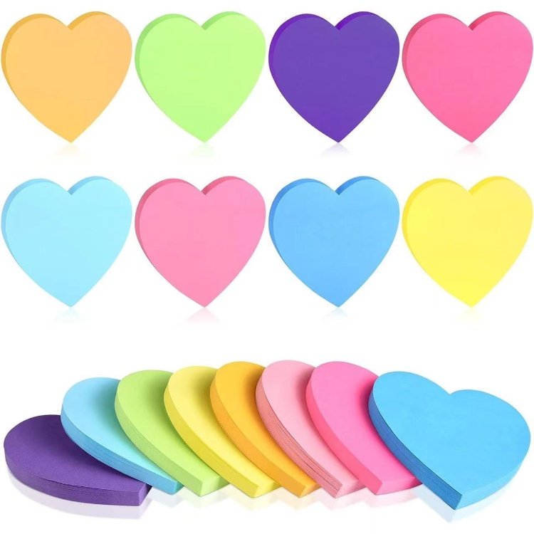 Funny 6 Pads Creative customized Sticky Notes set custom size and shape sticky note pad