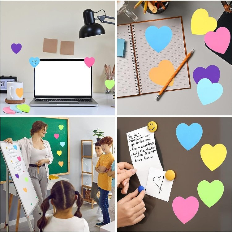 Funny 6 Pads Creative customized Sticky Notes set custom size and shape sticky note pad