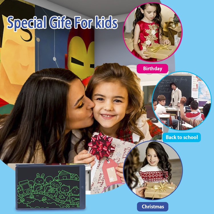 wholesale Tablet Gambar Anak Digital Kustom Tablet Tulisan Tangan LCD 13.5 Inci Pad Tulisan Tangan Elektronik