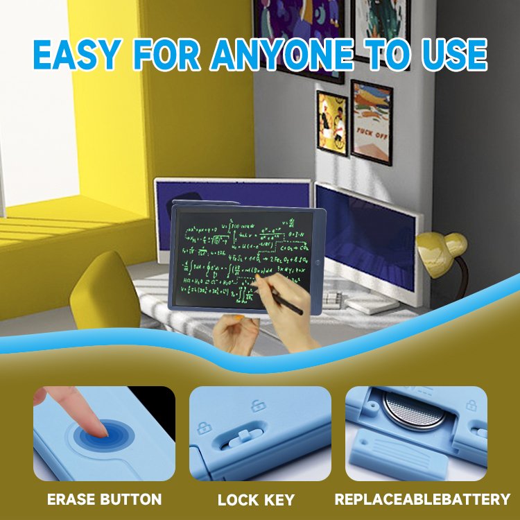 wholesale Tablet Gambar Anak Digital Kustom Tablet Tulisan Tangan LCD 13.5 Inci Pad Tulisan Tangan Elektronik