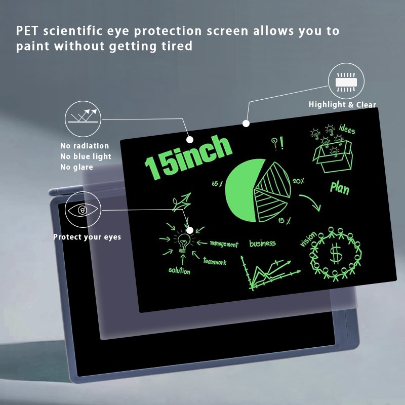 wholesale Tablet Gambar Anak Digital Kustom Tablet Tulisan Tangan LCD 13.5 Inci Pad Tulisan Tangan Elektronik