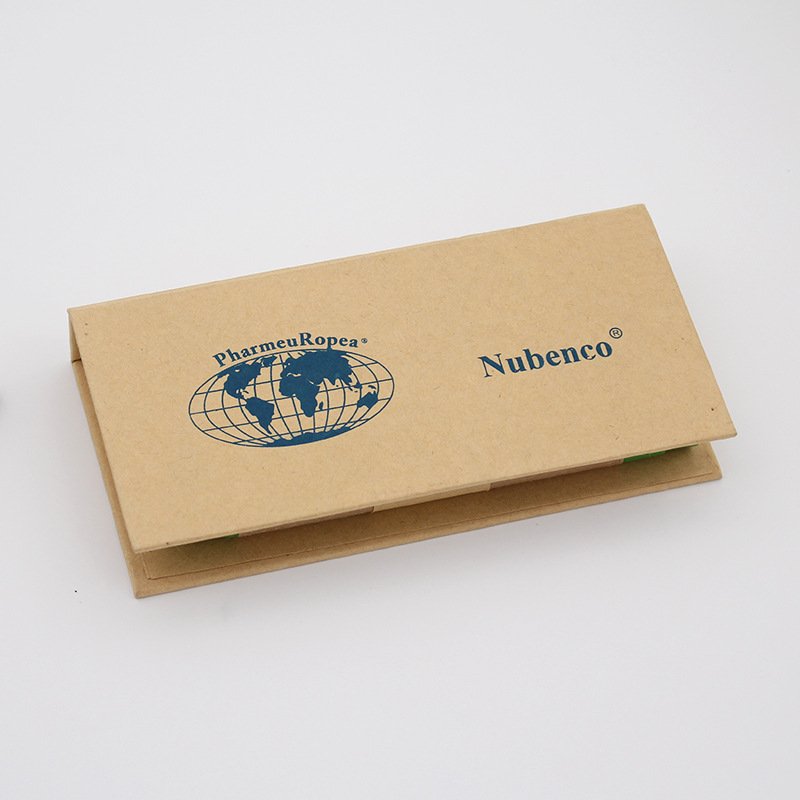 Writing Memo Pad Colorful Notepad Customized Style Packaging Box Novelty Design Sticky Notes With Pen