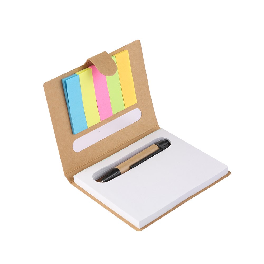 Wholesale Promotional Stationery Pocket Size Small Recycle Notebook with Ball Pen