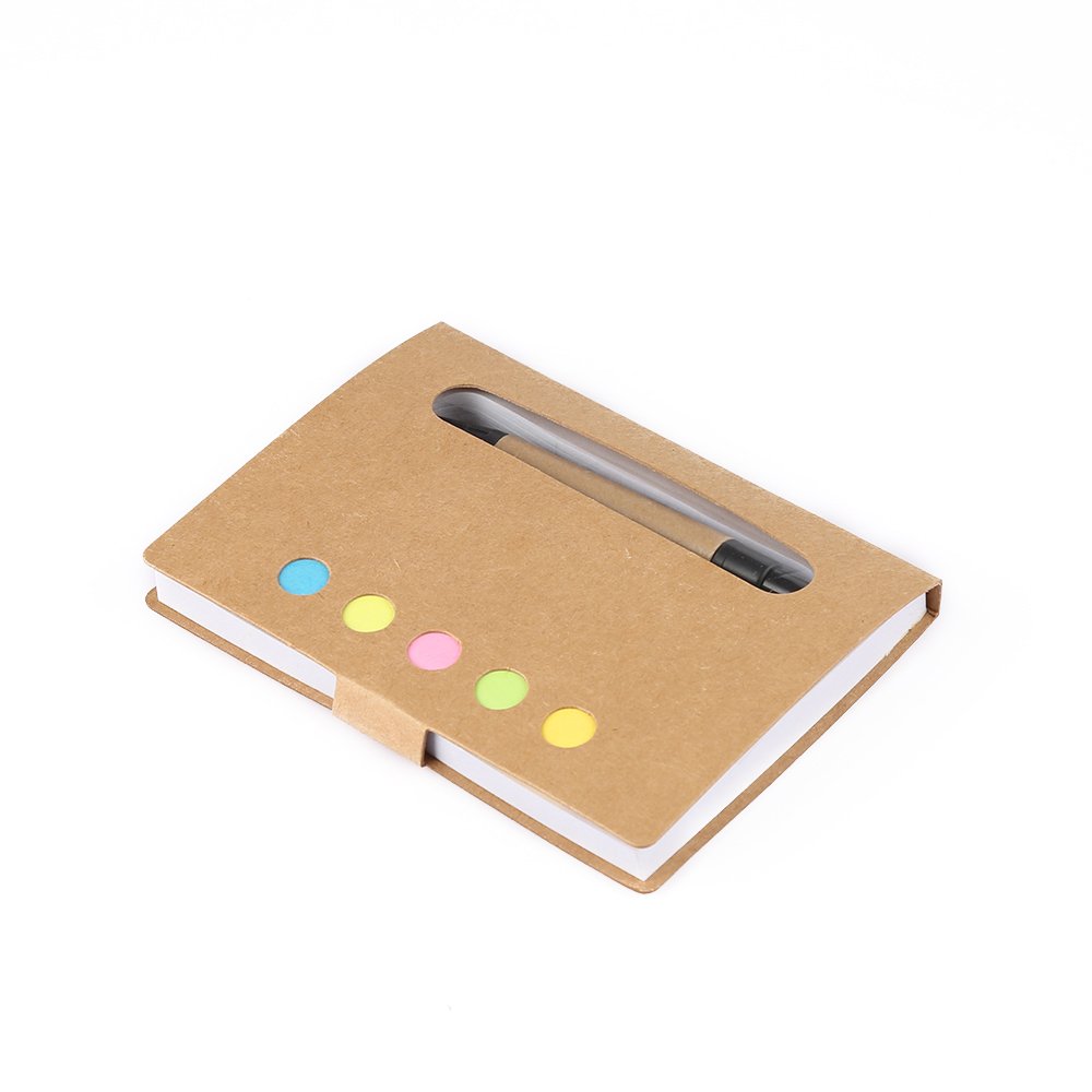 Wholesale Promotional Stationery Pocket Size Small Recycle Notebook with Ball Pen
