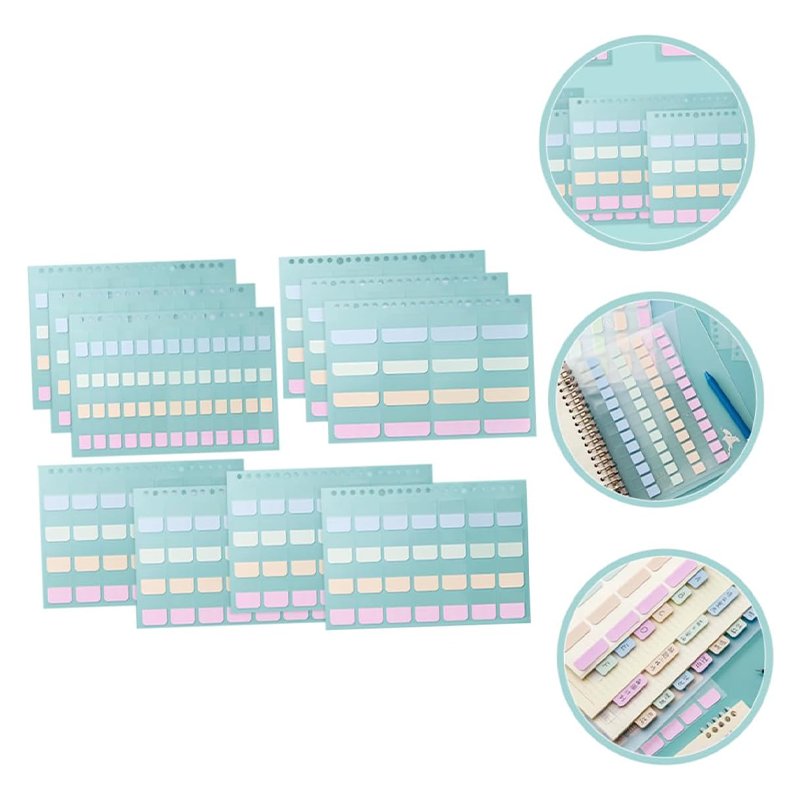 Gradient index sticky notes candy color portable memo pad Kawaii Office decoration sticker label for school
