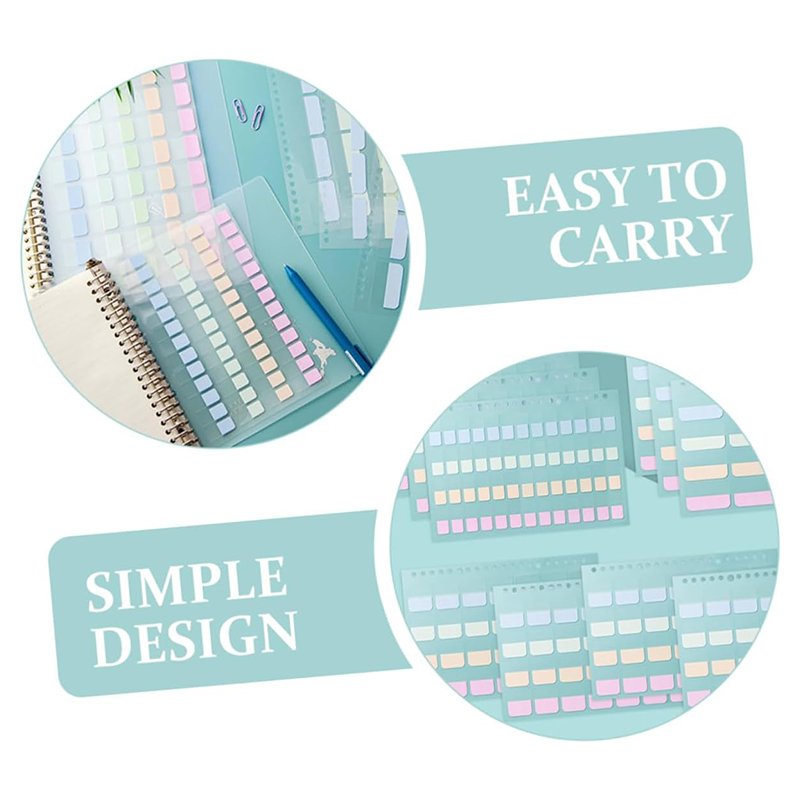 Gradient index sticky notes candy color portable memo pad Kawaii Office decoration sticker label for school