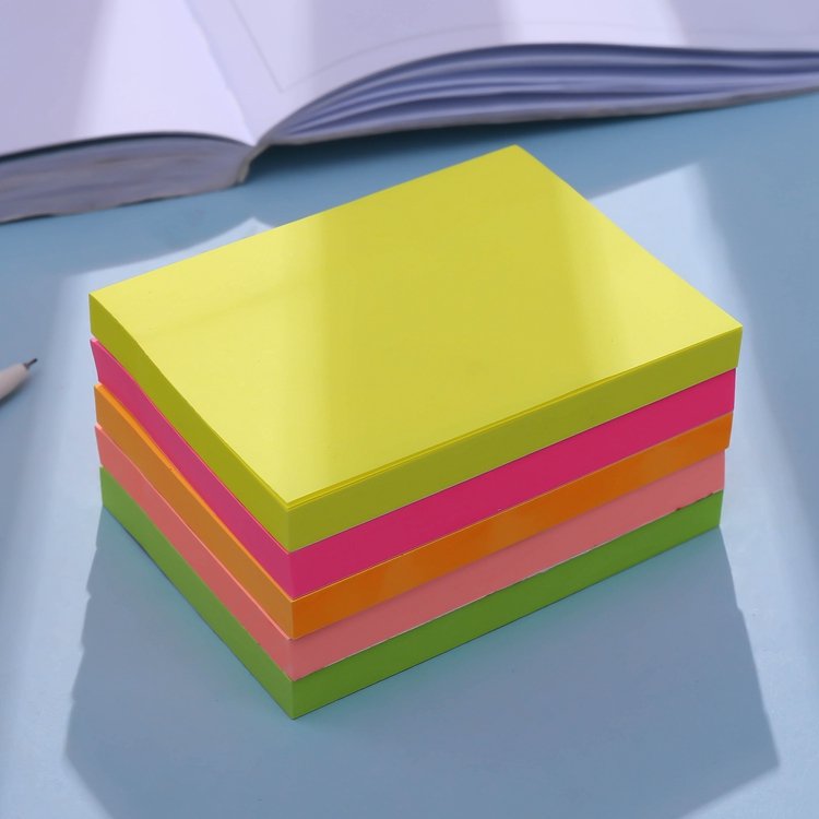 Wholesale Offset Paper 7.5 X 7.5 Stationery Office Sticky Notes Custom,Sticky Notes Memo pad School supplies