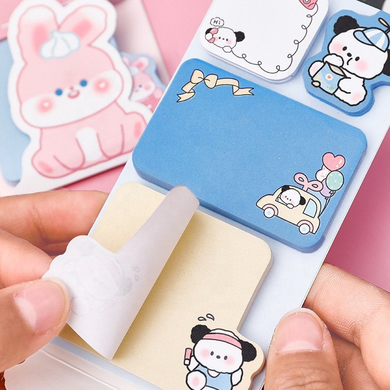 Promotional gifts school kids cartoon cute DIY animal sticky note for girls