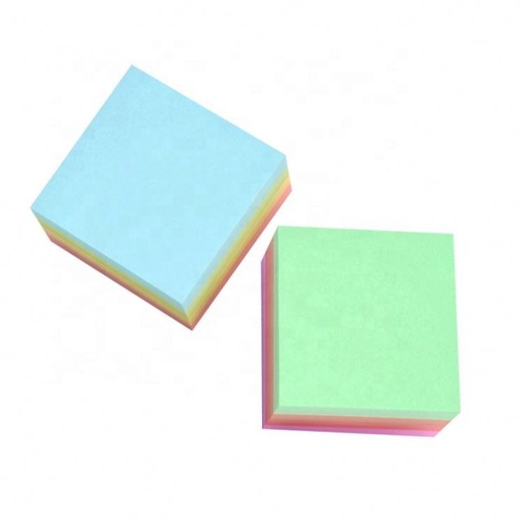 Custom Printing Logo Memo Pad Notepad Cube With Wood Pallet
