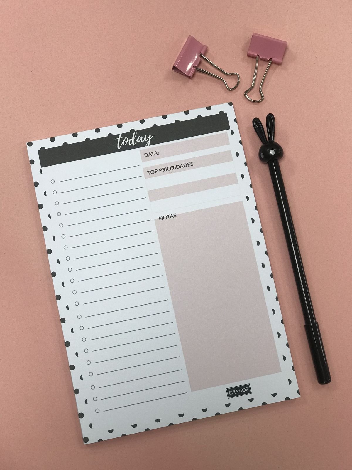 Customisable Agenda Daily Planner Task List Check List Weekly Planner Memo Pad High Quality Personalise Design All Colors No MOQ