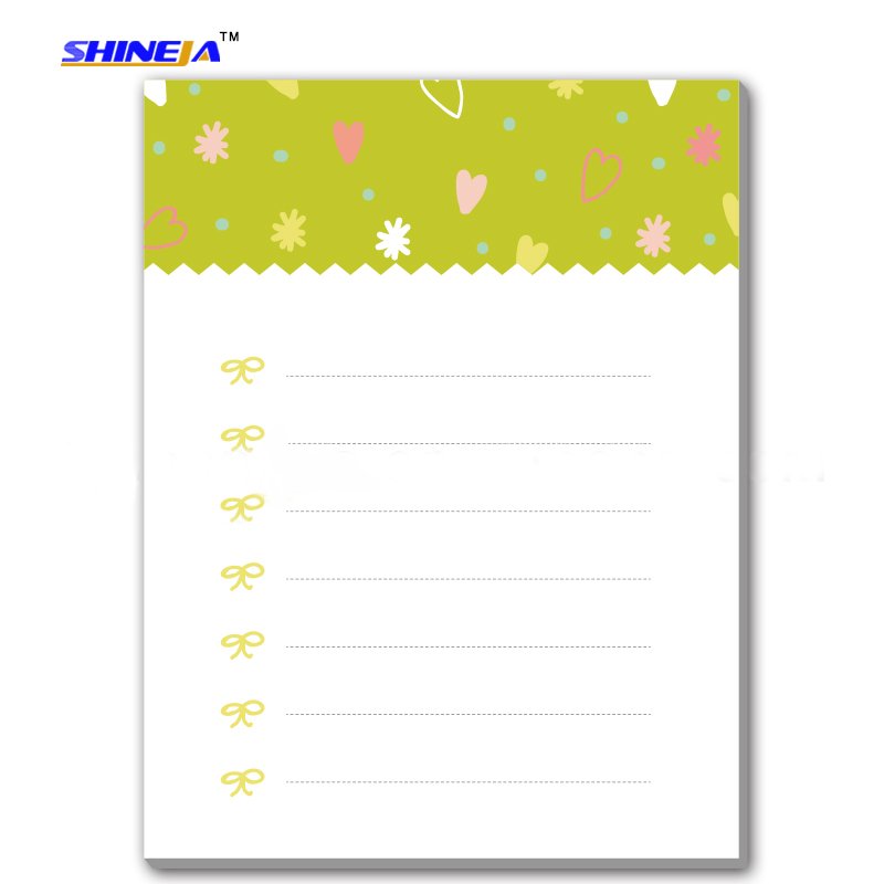 Wholesale custom printed memo pad style sticky notes