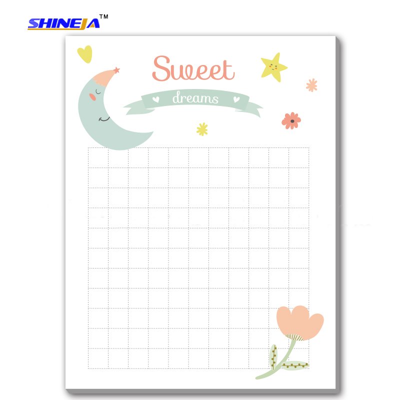 Wholesale custom printed memo pad style sticky notes