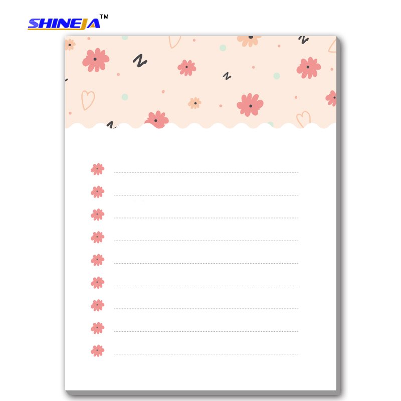 Wholesale custom printed memo pad style sticky notes