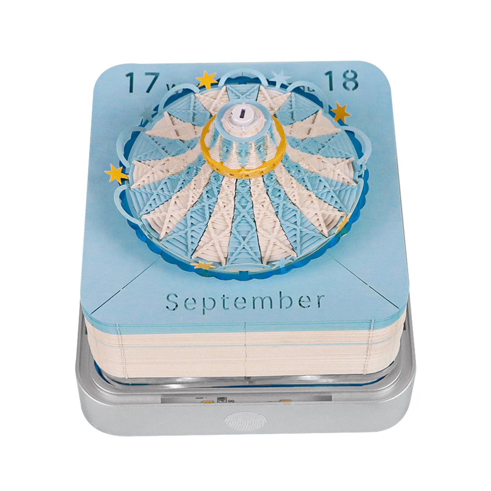Hot Sell 3D Notepad Multi Color Carousel Memo Pad Calendar Custom Logo Sticky Notes Pads Stationery Items Note Pad For Friends