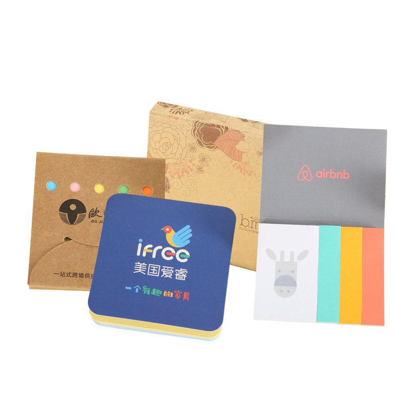 Factory direct supply Learning office stickie multi-style cute memo pad custom wholesale stationary sticky notes book
