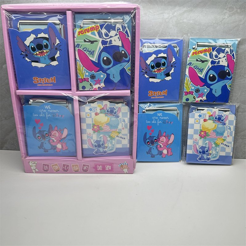 School Stationery stitch notepad, Cute mini note book, Cartoon anime stitch note pad
