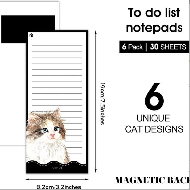 HK Soft magnetic notepad 50 pages note message memo office student notepad