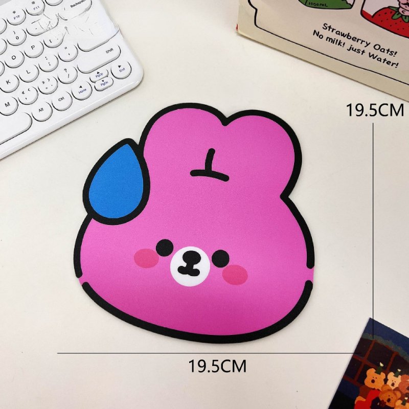 PVC Non-Slipcute Mouse Pad Small Animal Small Notebook Office Cartoon Student Creative Desk Pad