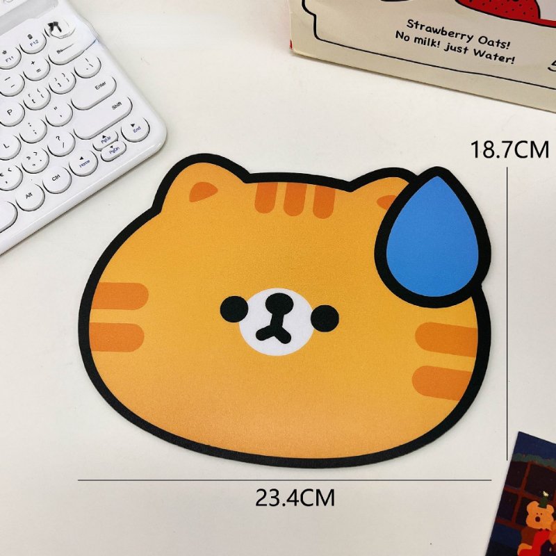 PVC Non-Slipcute Mouse Pad Small Animal Small Notebook Office Cartoon Student Creative Desk Pad