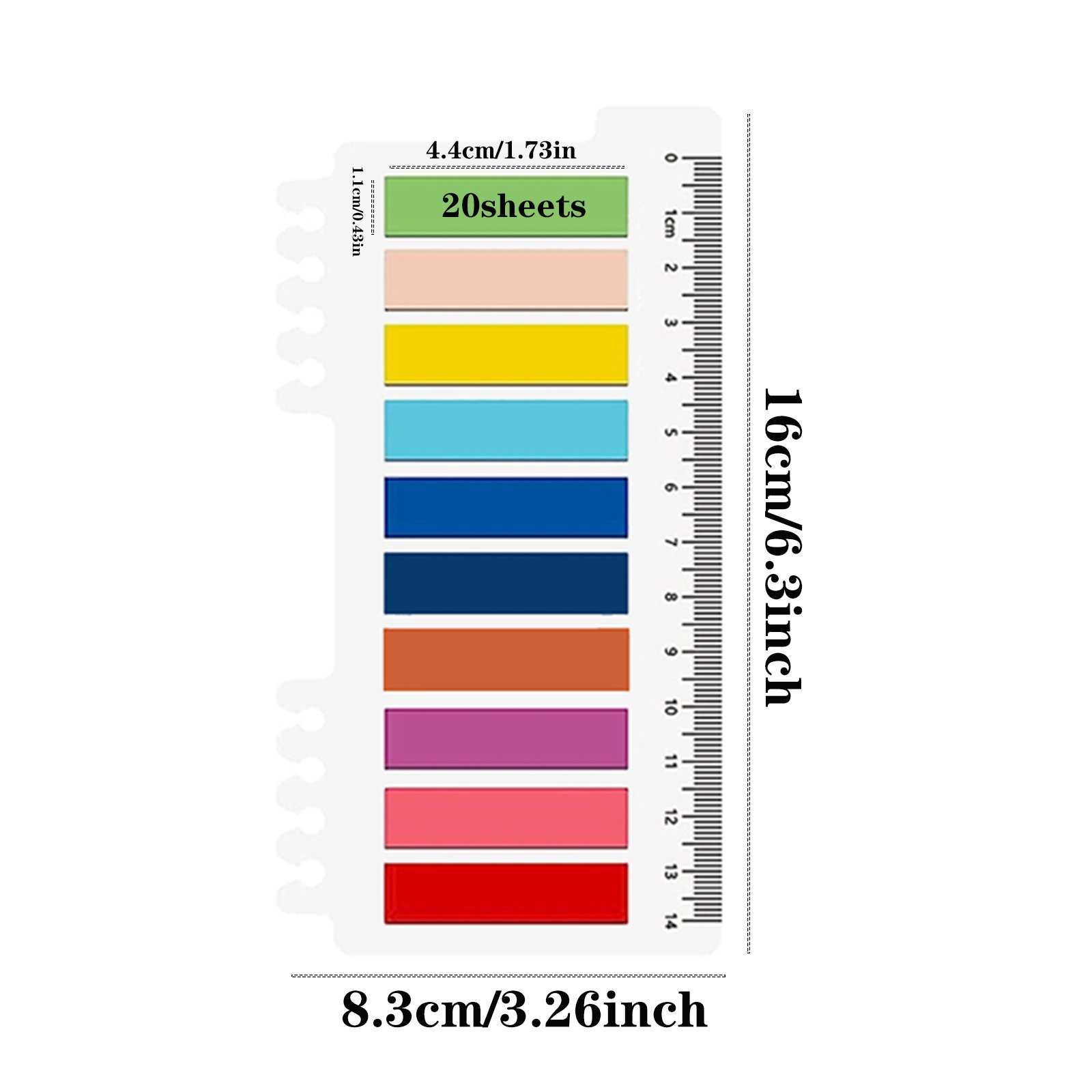 Page Markers Sticky Index Tabs Sticker Post Note Flags Writable Flag Note Tabs It Self Adhesive Bookmark for Notebook