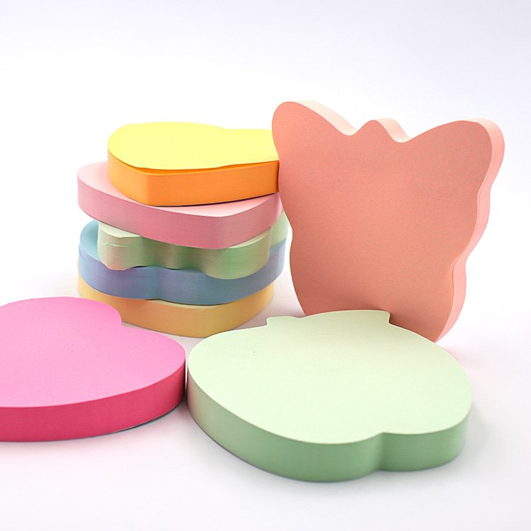 YALONG YLWG10124 Custom Stickers Note Wholesale Memo Pads Irregular Shape Self-Adhesive Notes Factory Direct Sales