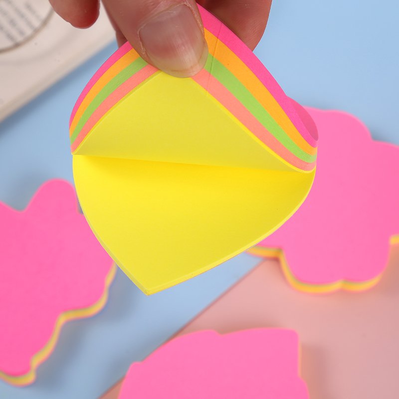 KADISI Wholesale Office Note Pad School colorful Memo Pad Custom special-shaped Sticky Notes