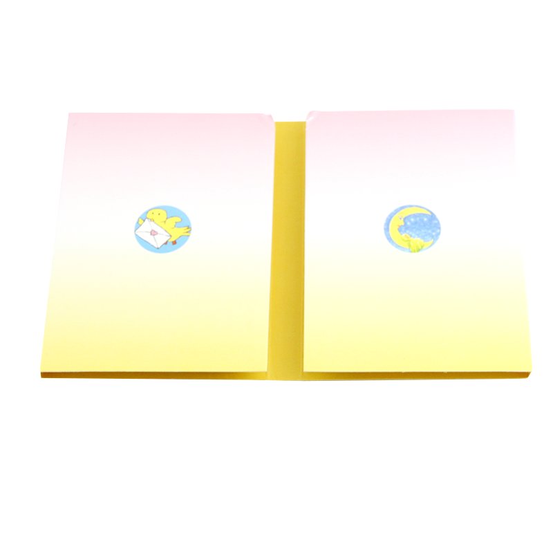 Custom design print sticky notes cute girl planner memo pads pocket notepads