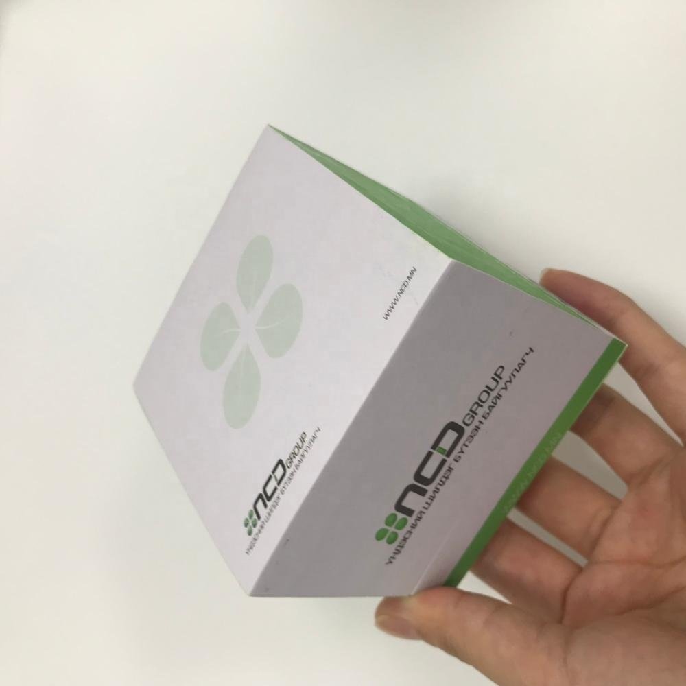 Wholesale Memo Book Paper note cube Brick Custom Notepad Cubes With 4 Side Printing