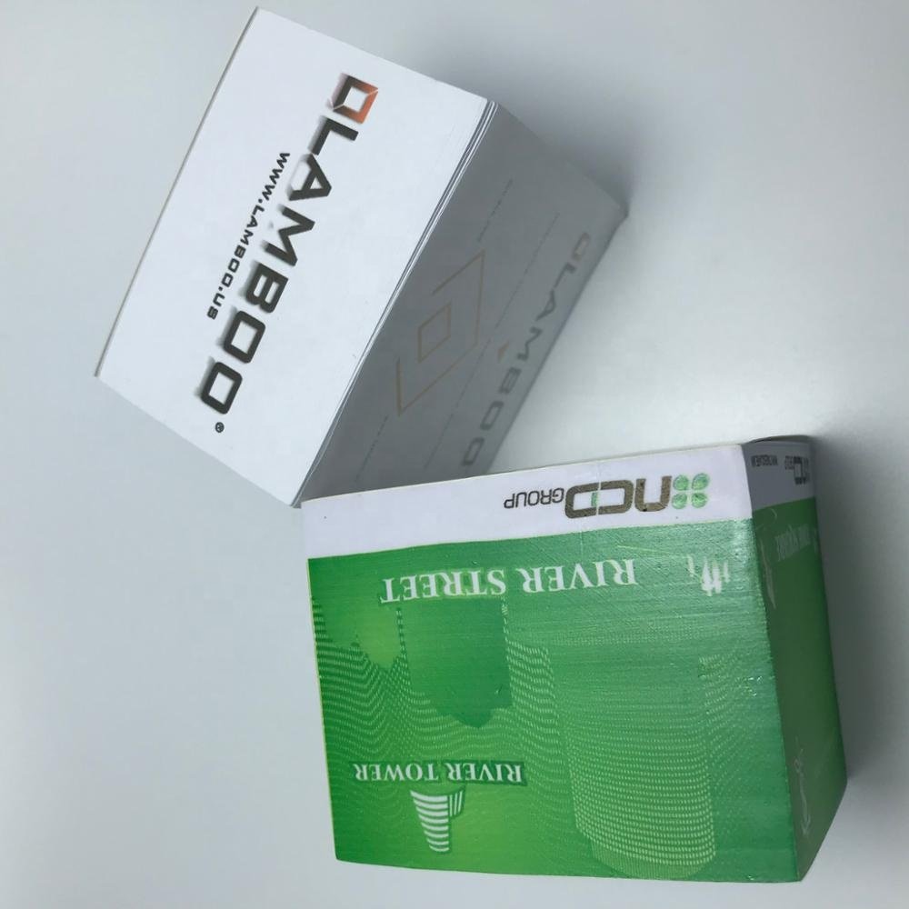 Wholesale Memo Book Paper note cube Brick Custom Notepad Cubes With 4 Side Printing