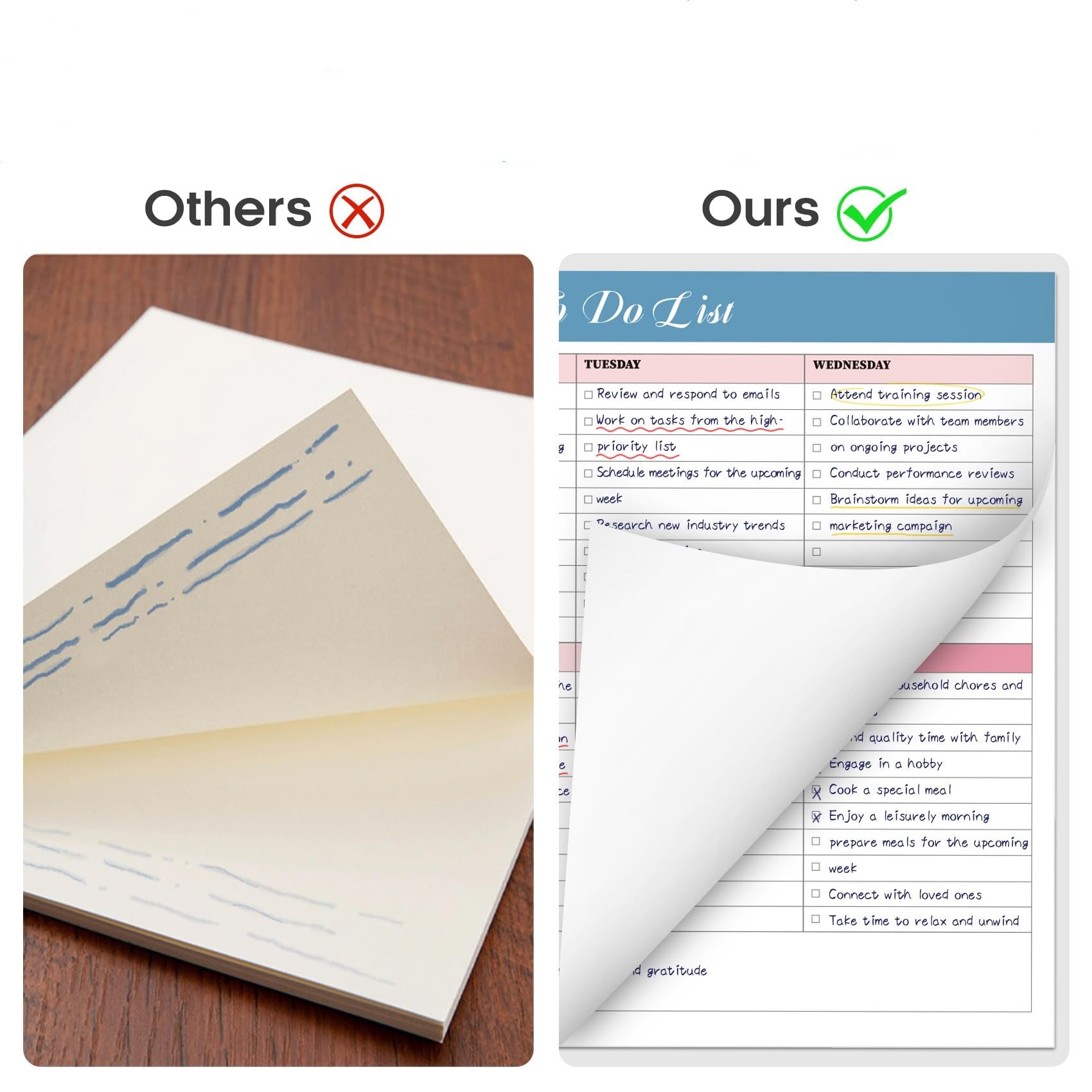 Weekly Planner Customize Daily Study To Do List Grocery Shopping Checklist Notepads Weekly Planner Notepad Grocery List Notepad