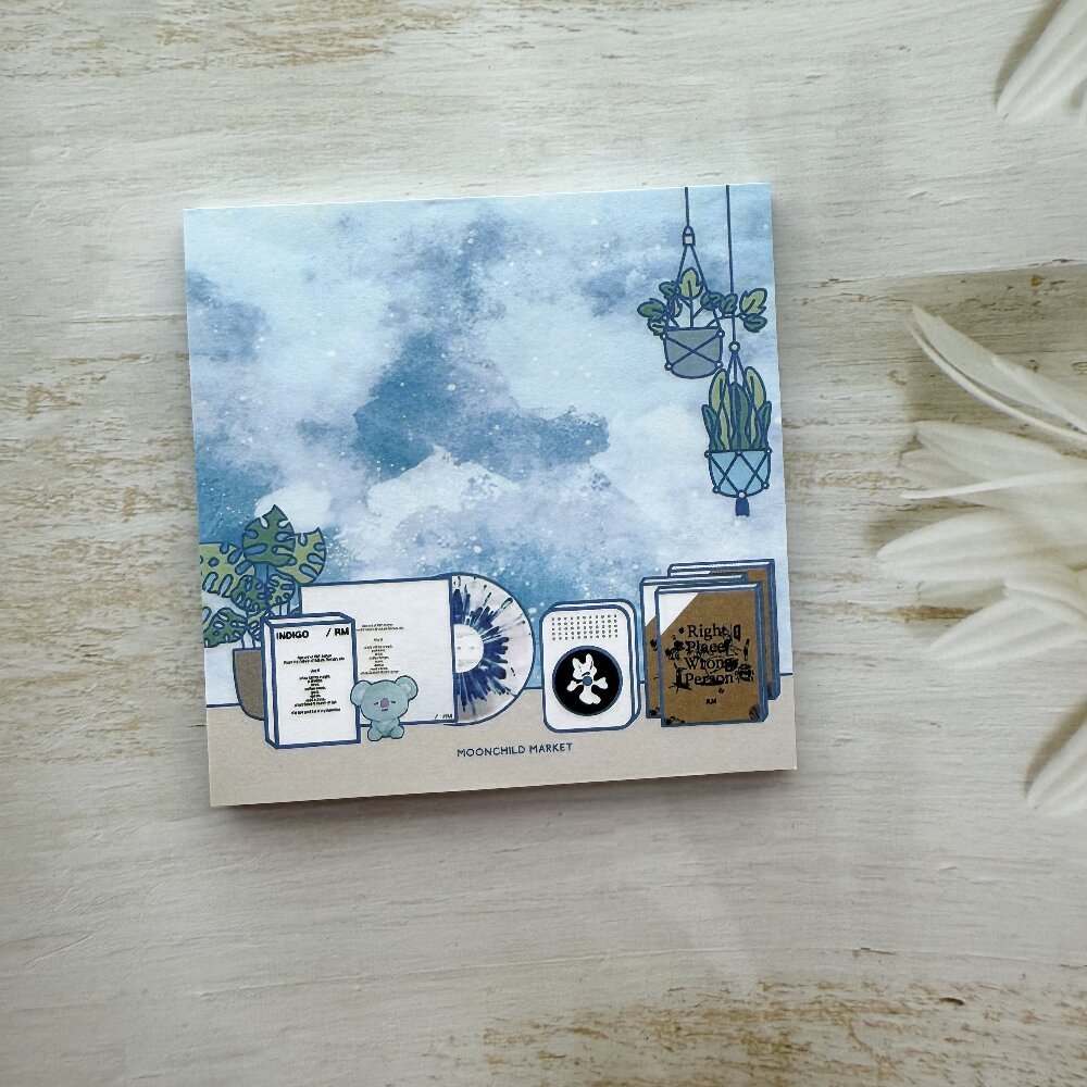anime Cartoon Student Notes Set Self-Adhesive Pasting Creative Messages For Biscuits Toast Sticky notes pads