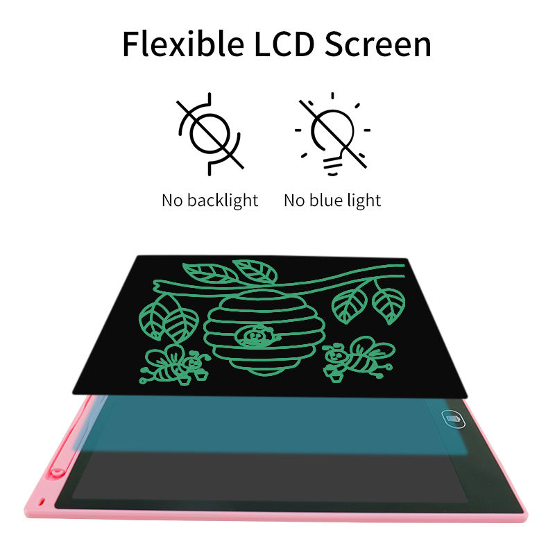 12 Inch LCD Writing Tablet kids digital electronic drawing boards memo pad erasable writing tablet doodle memo pad for kids toy