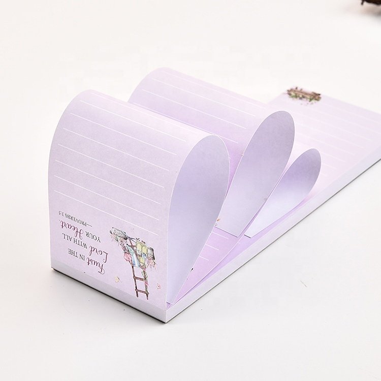 Factory Wholesale Custom Transparent Special Design Notepad Grocery List Shopping To Do List Cartoon Memo Pads