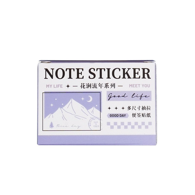 New creative die-cut agenda planner organizer sticky notes pad label school daily weekly planner memo pad stationery customize