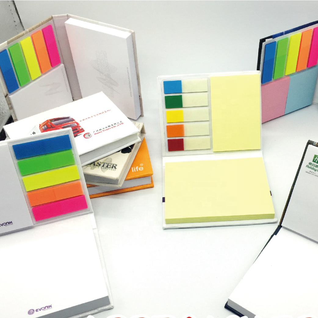 new design Custom logo notepad printing memo pad promotional sticky custom pens and notepads