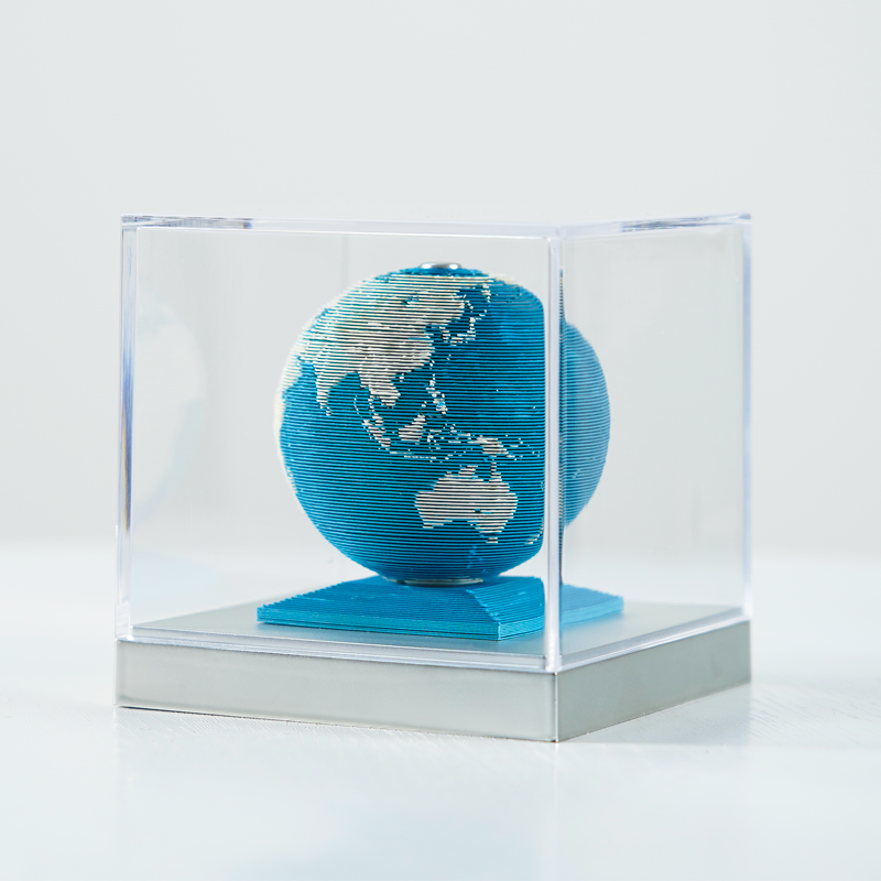 English version Cultural creativity 3D memo pad desk calendar earth design