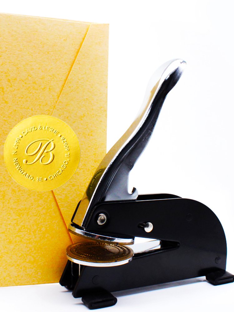 Notary seal stamp Long Reach Embosser