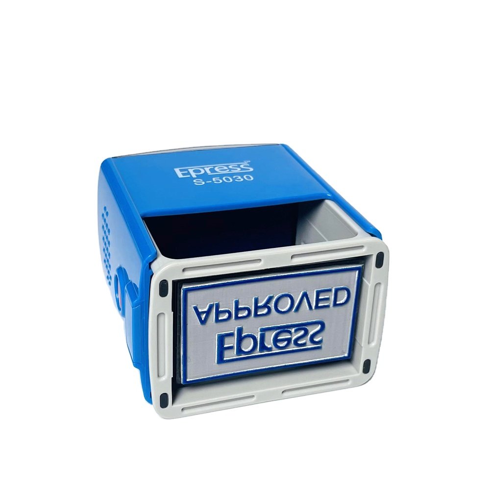 Custom Personalized Self Inking Stamp Rectangle Rubber Self-inking Stamps Paid Office Rubber Stamp