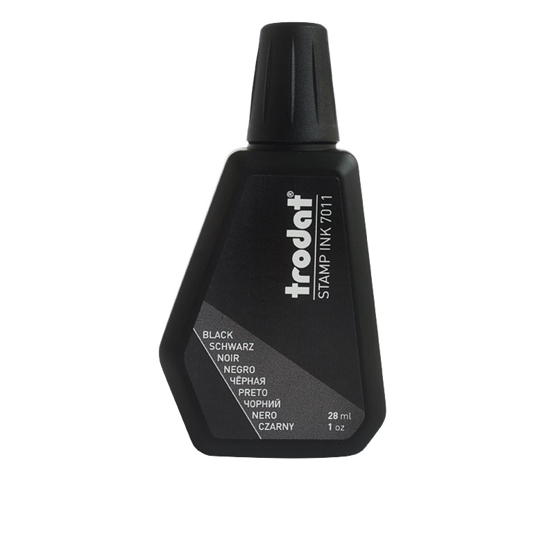 Trodat 7011 Self-Engraving Stamp Rubber and Plastic Ink Seal Refilling Ink for Stamps