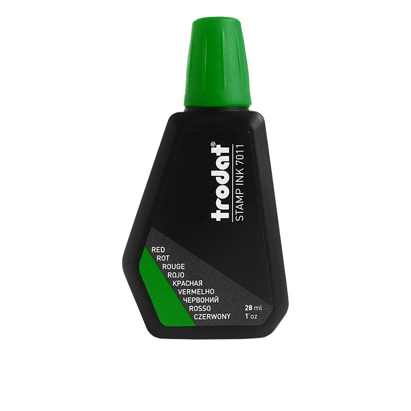 Trodat 7011 Self-Engraving Stamp Rubber and Plastic Ink Seal Refilling Ink for Stamps