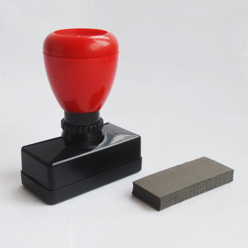 HArectangle series sparkling stamps Self-Inking Stamp Circular Imprint Plastic Ink Pad for Office Use