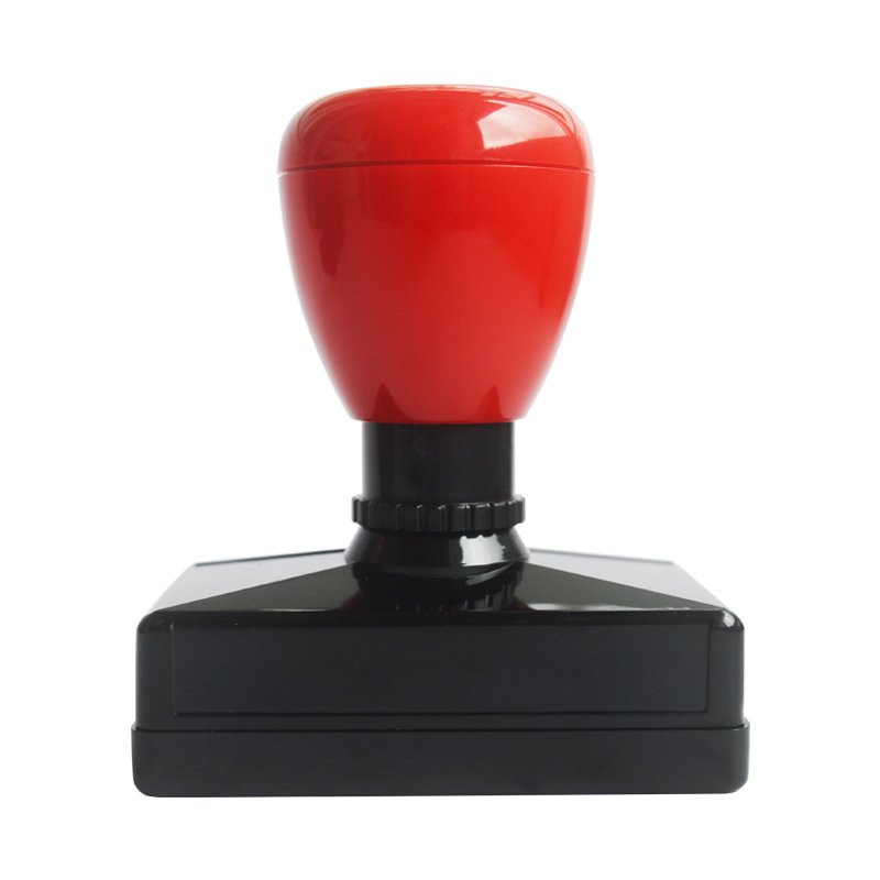 HArectangle series sparkling stamps Self-Inking Stamp Circular Imprint Plastic Ink Pad for Office Use