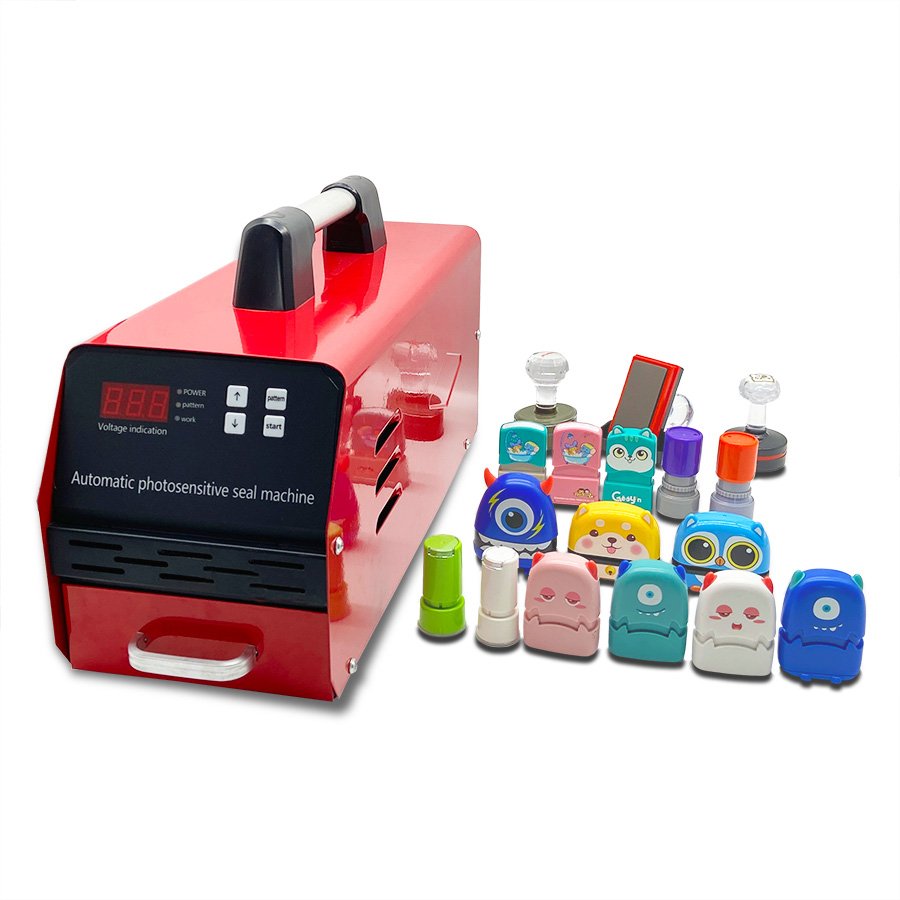 Intelligent Automatic Flash Stamp Machine Photosensitive Rubber Pre Inked Stamp Making Machine