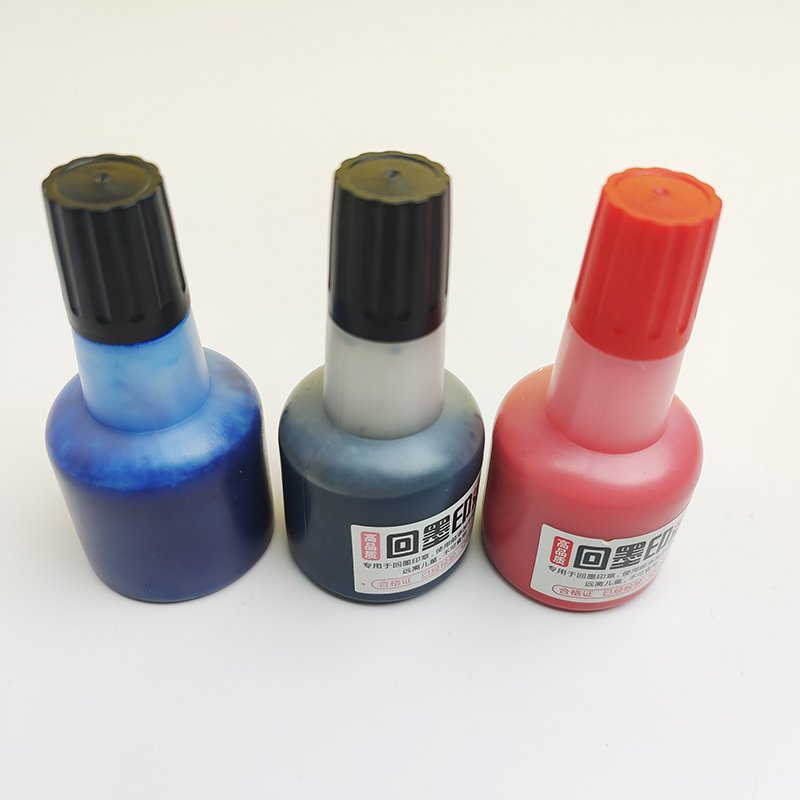 40ml Bottle Custom Different Colors Self Inking Stamp Refill Self Inking Stamp Ink