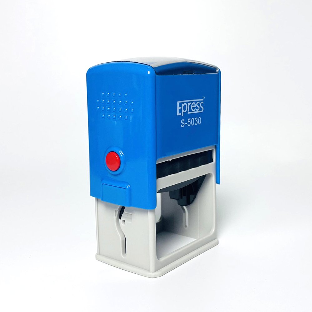 Custom Logo Stamps 50 * 30 mm Medium Size Rectangle Rubber Stamps Personal Office Logo Self Inking Stamp