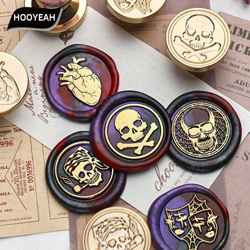 Magic Dark Series Stamp Sealing Wax Bead Embossed Seal Invitation Letter Envelope Stamping Manufacturer Wholesale