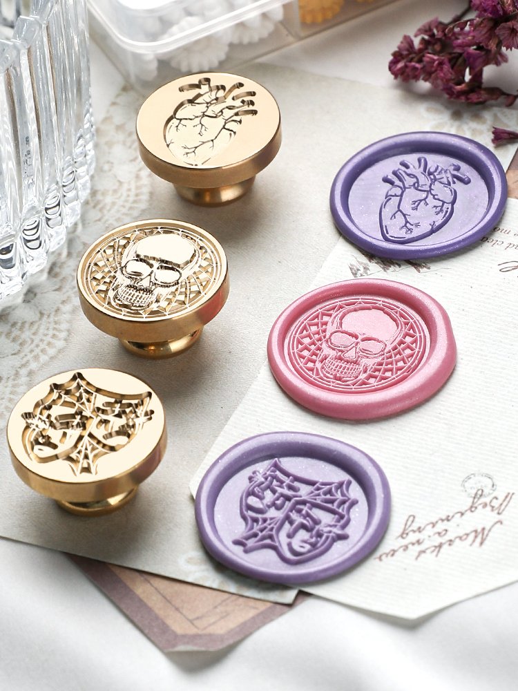 Magic Dark Series Stamp Sealing Wax Bead Embossed Seal Invitation Letter Envelope Stamping Manufacturer Wholesale