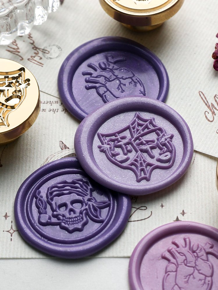 Magic Dark Series Stamp Sealing Wax Bead Embossed Seal Invitation Letter Envelope Stamping Manufacturer Wholesale