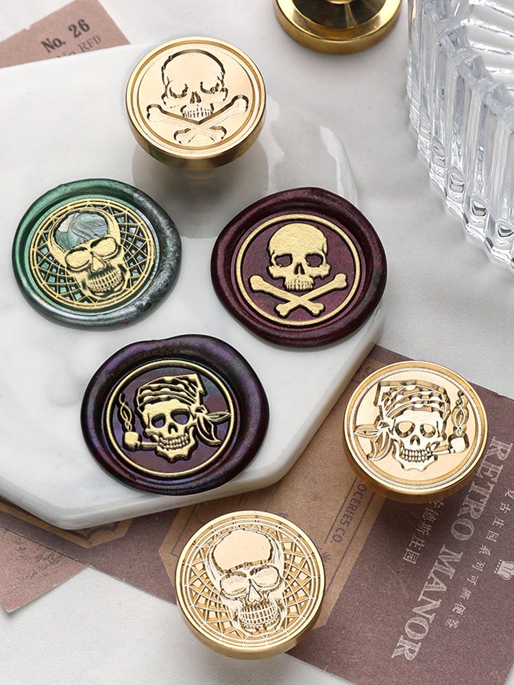 Magic Dark Series Stamp Sealing Wax Bead Embossed Seal Invitation Letter Envelope Stamping Manufacturer Wholesale
