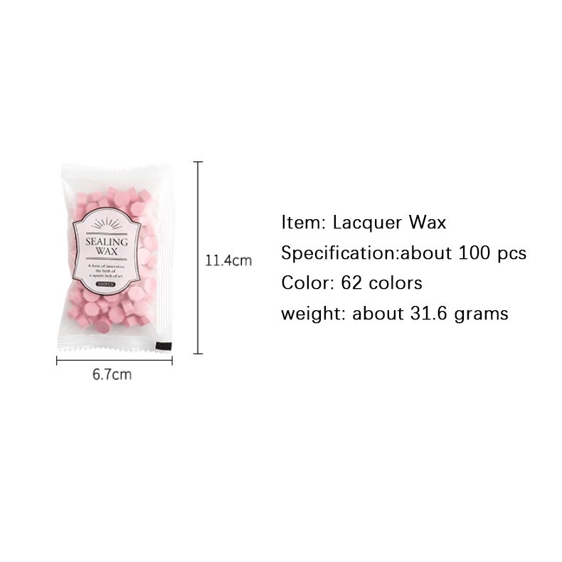 Wholesale high quality small sachets of particles color mixing color sealing wax fire lacquer seal wax